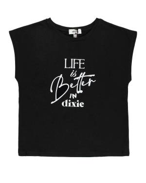 T-SHIRT DIXIE MB31030G NERO