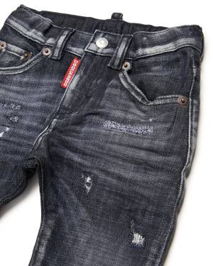 JEANS DSQUARED2 DQ01TC DENIM BLACK-2-mini