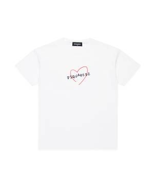 T-SHIRT DSQUARED2 DQ2444 WHITE-mini