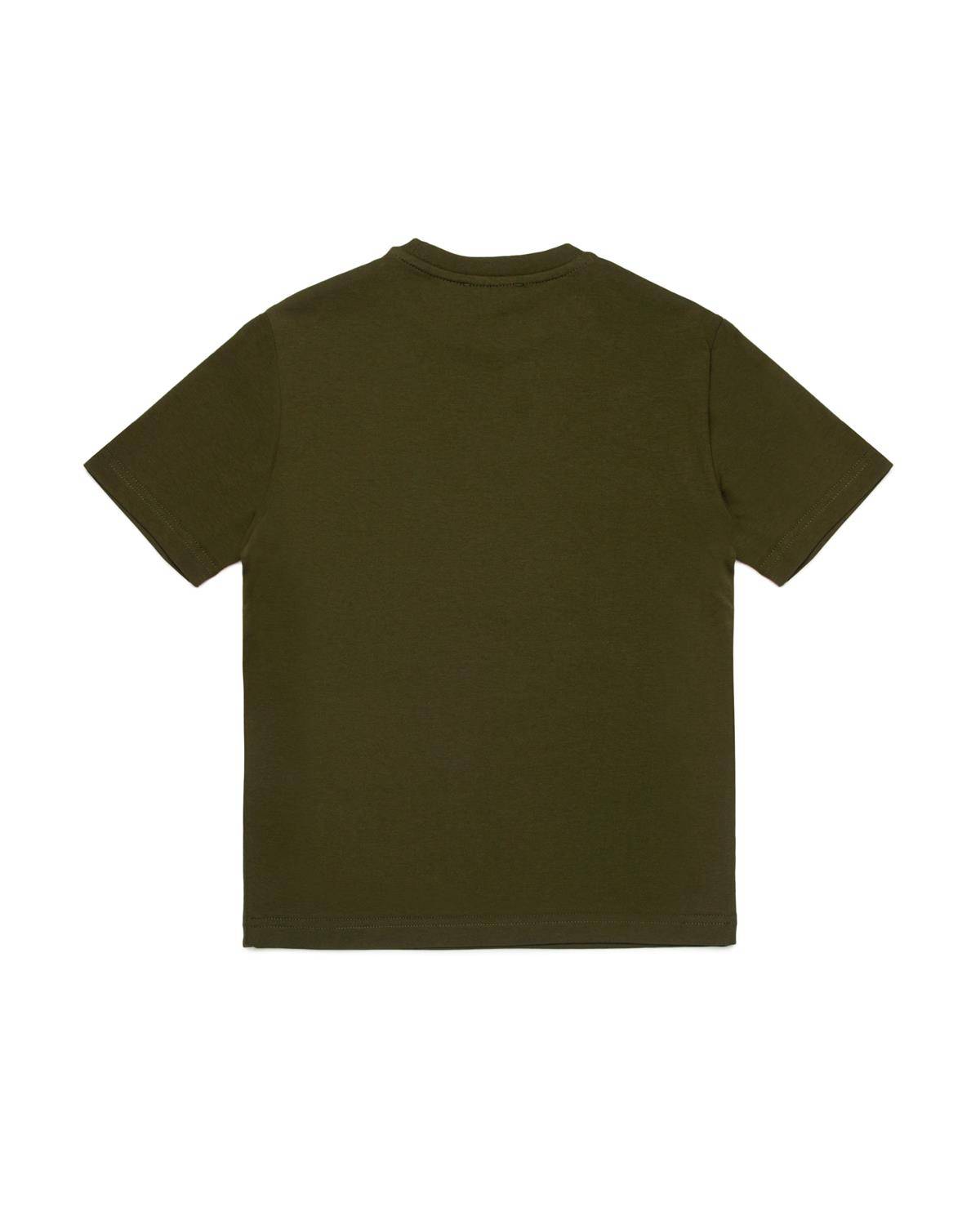T-SHIRT DSQUARED2 DQ2464 TARMAC GREEN-1