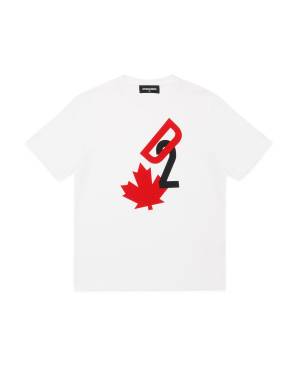 T-SHIRT DSQUARED2 DQ2464 WHITE-mini