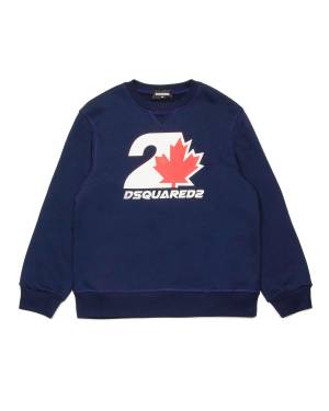 FELPA DSQUARED2 DQ2469 DRESS BLUE