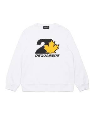 FELPA DSQUARED2 DQ2469 WHITE-mini