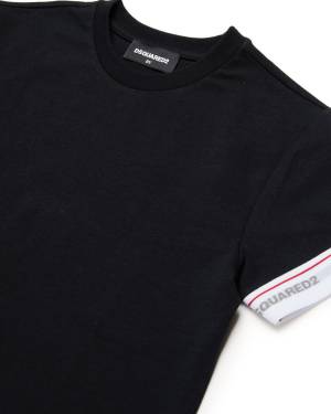 T-SHIRT DSQUARED2 DQ2480 BLACK-2-mini