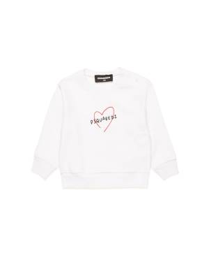 FELPA DSQUARED2 DQ2495 WHITE