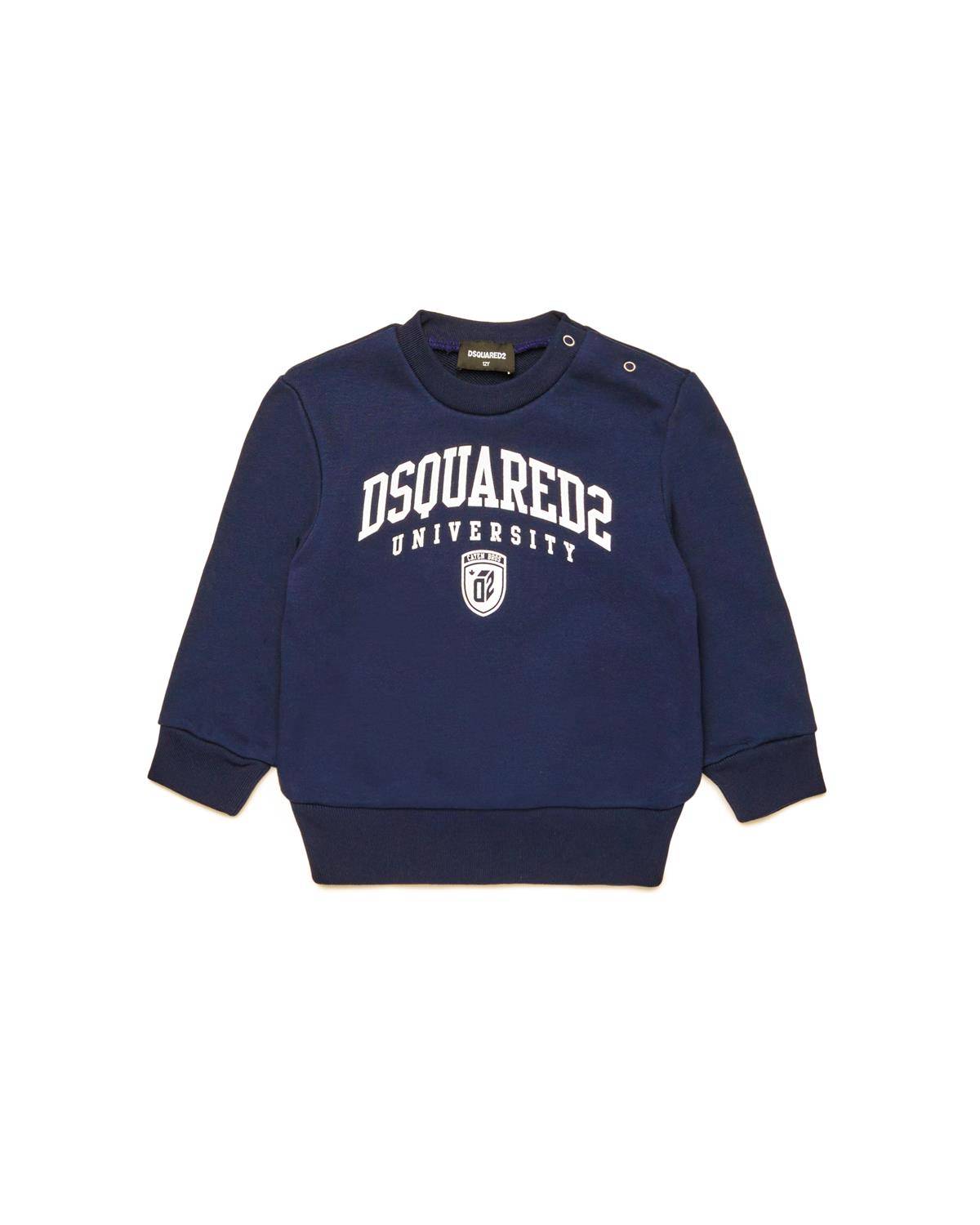 FELPA DSQUARED2 DQ2501 DRESS BLUE