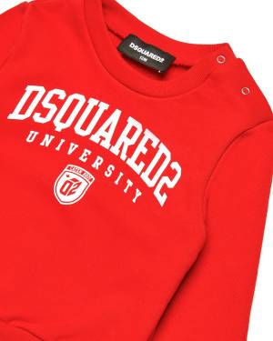 FELPA DSQUARED2 DQ2501 TOMATO RED-2-mini