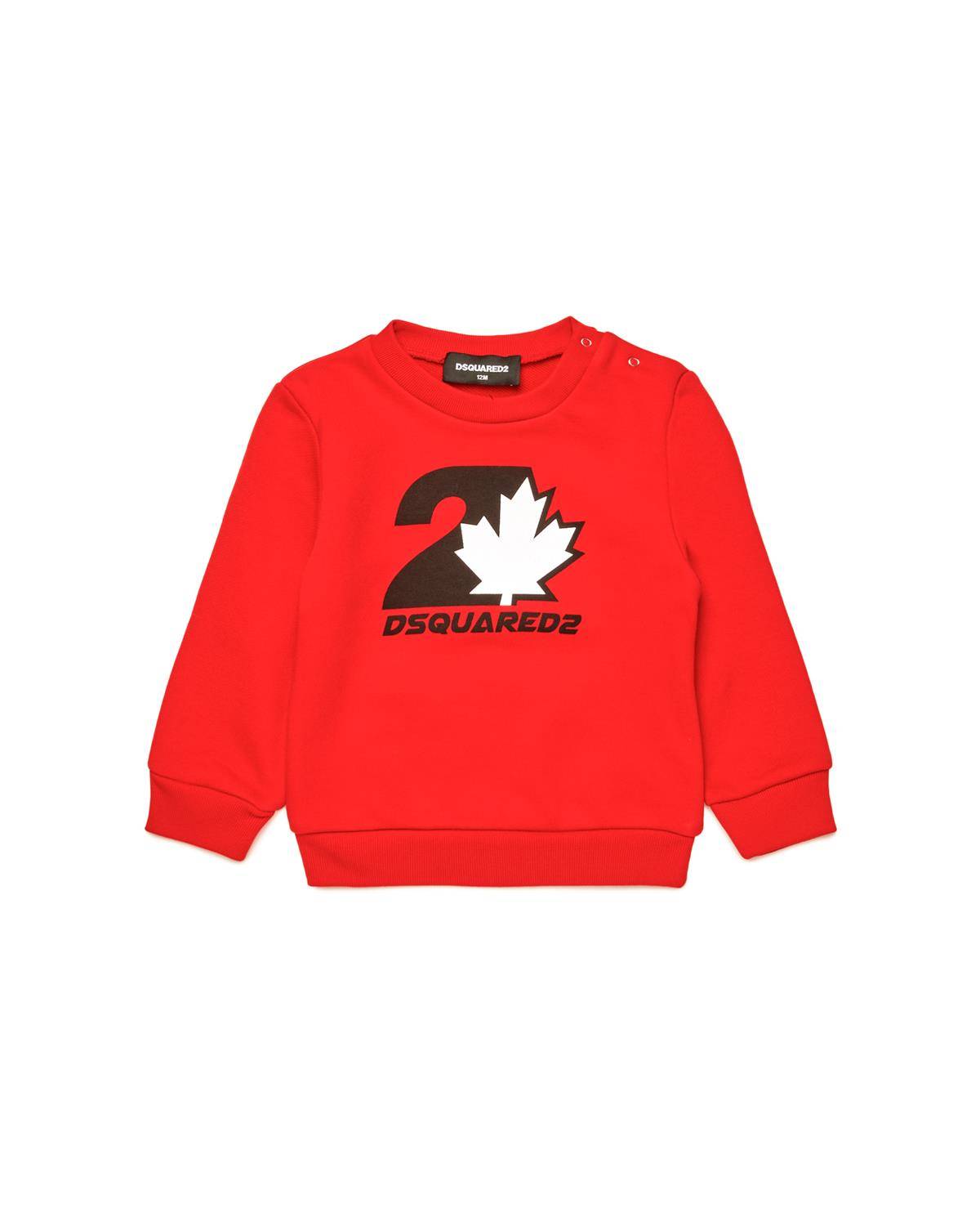 FELPA DSQUARED2 DQ2503 TOMATO RED
