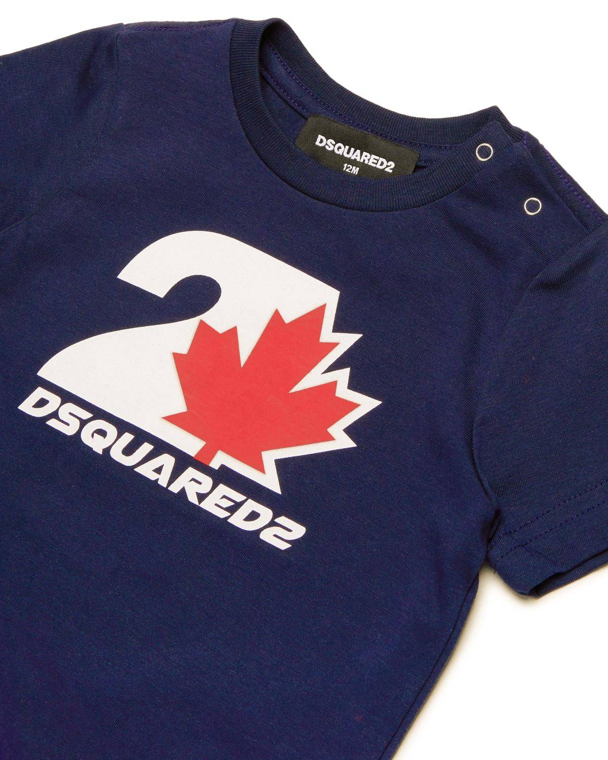 T-SHIRT DSQUARED2 DQ2510 DRESS BLUE-2