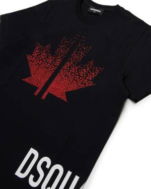 T-SHIRT DSQUARED2 DQ2537 BLACK-2-mini