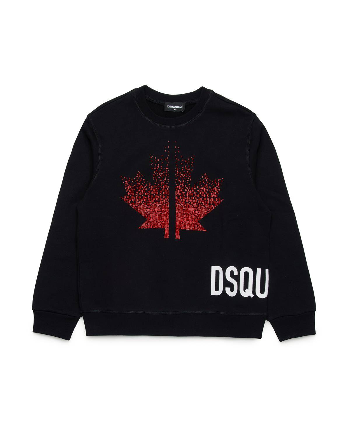 FELPA DSQUARED2 DQ2538 WHITE