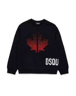 FELPA DSQUARED2 DQ2538 WHITE