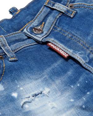 PANTALONCINO DSQUARED2 DQ1477 BLUE DENIM-2-mini