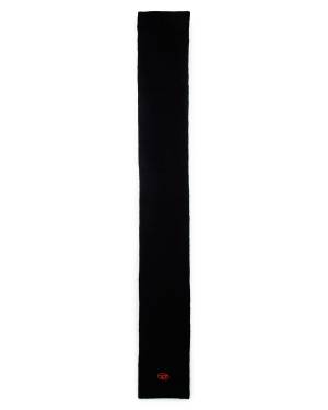 SCIARPA DIESEL J01611 BLACK BASE + CONTRAST RED-mini