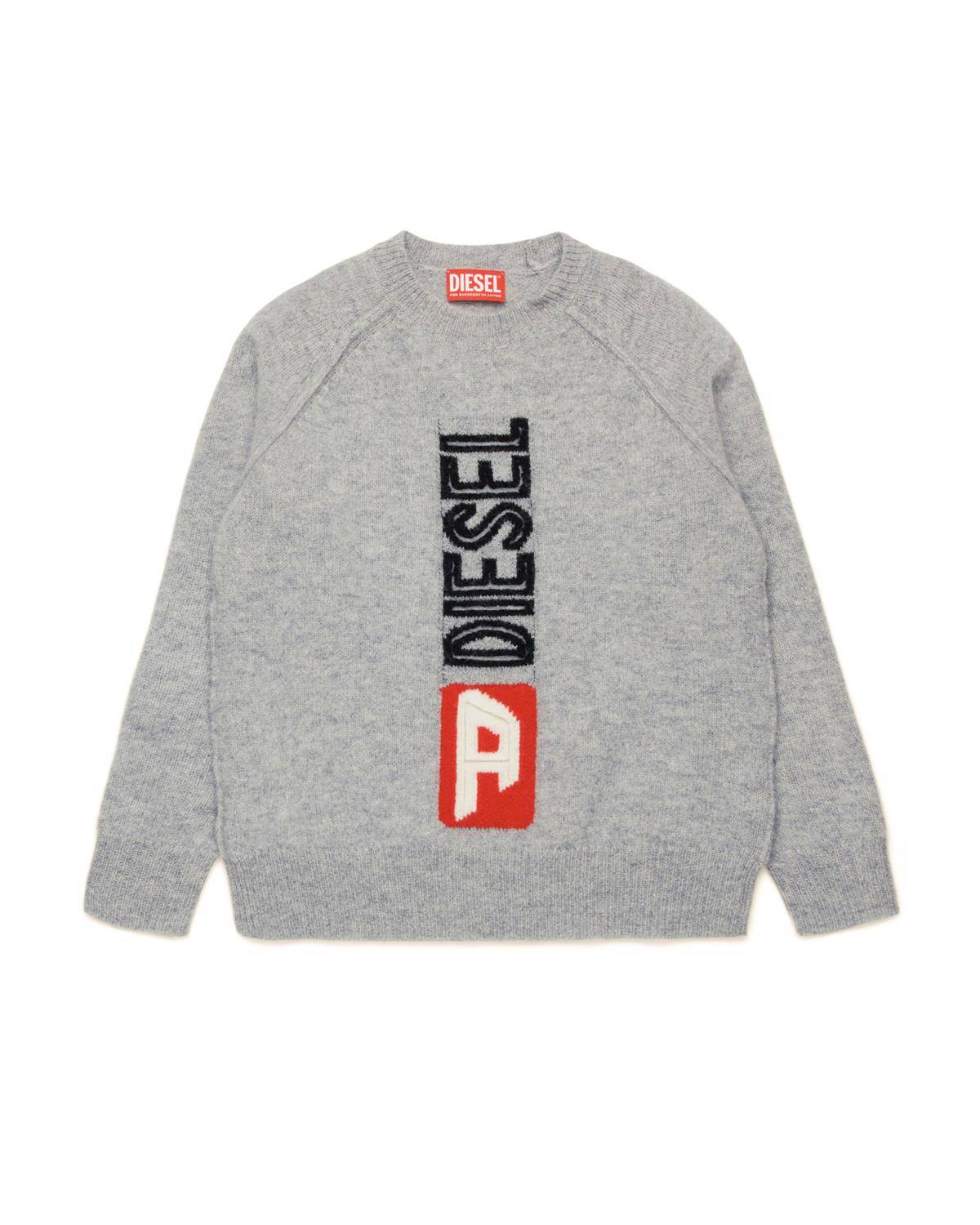MAGLIA DIESEL J02072 GRIGIO MELANGE NUOVO