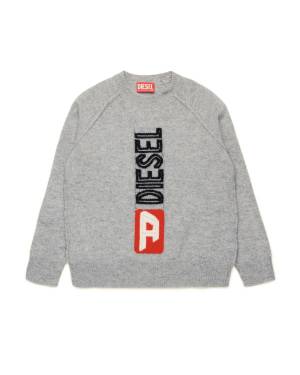 MAGLIA DIESEL J02072 GRIGIO MELANGE NUOVO-mini