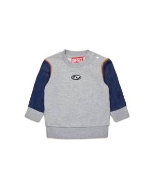 FELPA DIESEL K00573 GRIGIO MELANGE NUOVO