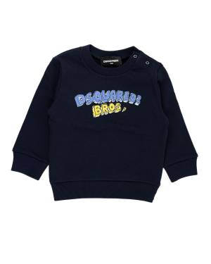 FELPA DSQUARED2 DQ2504 DRESS BLUE