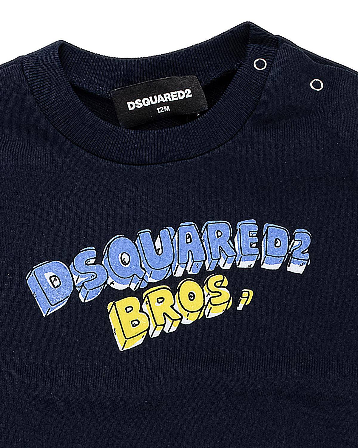 FELPA DSQUARED2 DQ2504 DRESS BLUE-2