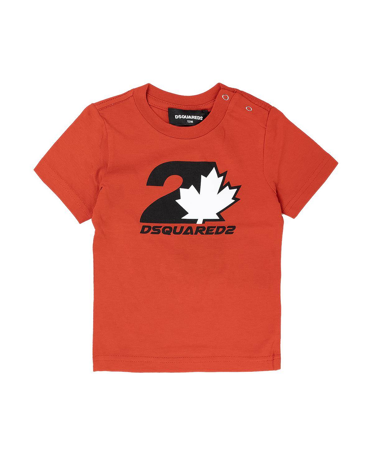 T-SHIRT DSQUARED2 DQ2510 TOMATO RED