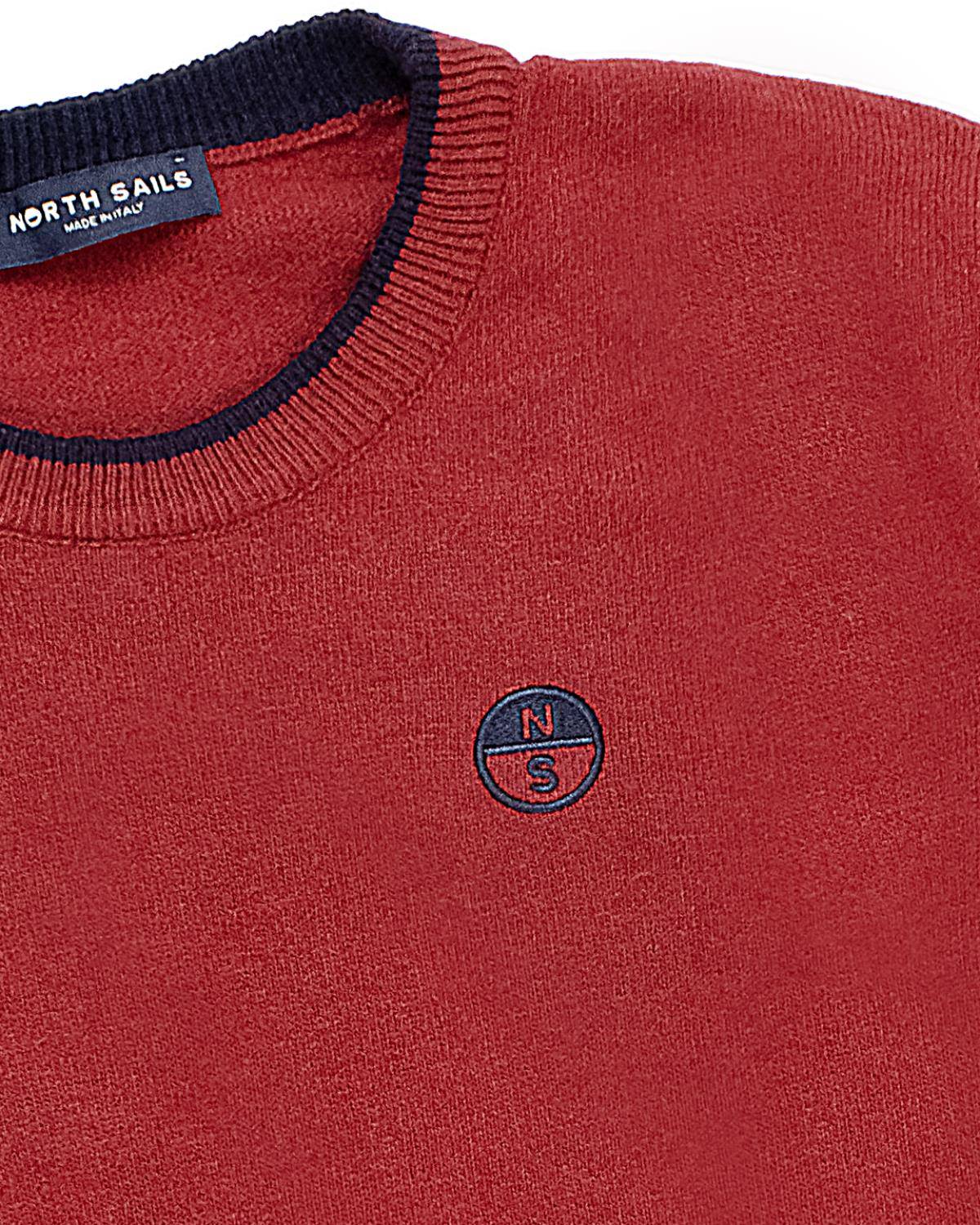 MAGLIA NORTH SAILS 796121 RED LAVA-2