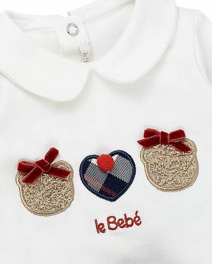 COMPLETO LE BEBÉ LBG5411 PANNA-ROSSO-2-mini