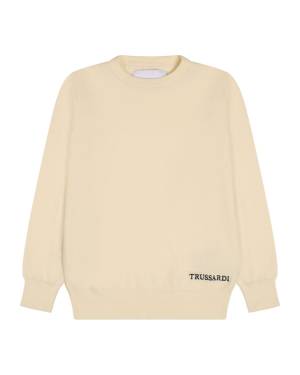 MAGLIA TRUSSARDI TBA24055MA BEIGE LIGHT-mini