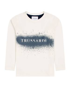 T-SHIRT TRUSSARDI TIA24039TS OFF-WHITE-mini