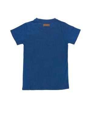 T-SHIRT TRUSSARDI TBA24080TS BLUE NIGHT-1-mini