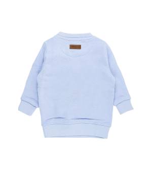 FELPA TRUSSARDI TIA24080FE BLUE LIGHT-1-mini
