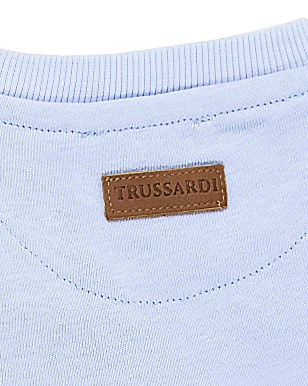 FELPA TRUSSARDI TIA24080FE BLUE LIGHT-3