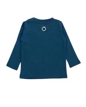 T-SHIRT TRUSSARDI TIA24085TS BLUE NIGHT-1-mini