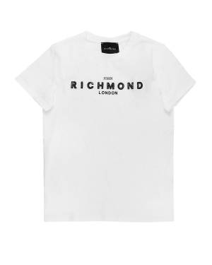 T-SHIRT JOHN RICHMOND RGA24055TS OFFWHITE-mini