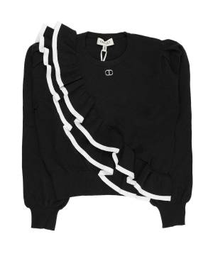 MAGLIA TWINSET 242GJ3021 NERO