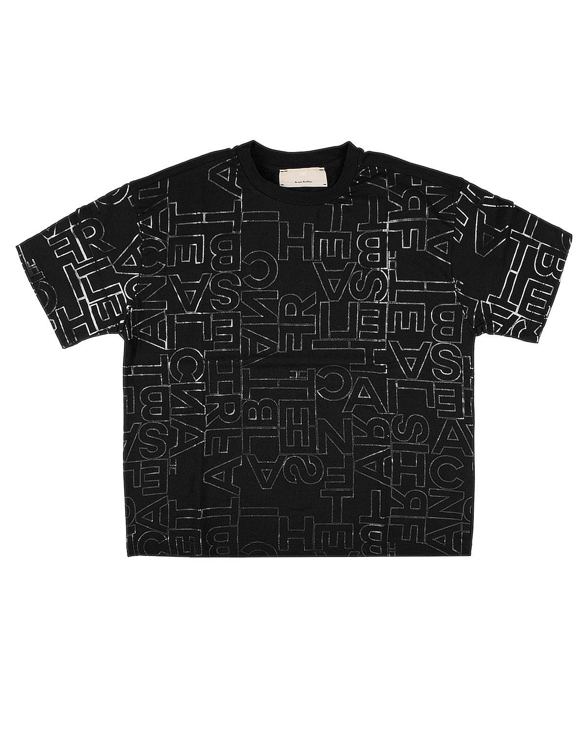 T-SHIRT ELISABETTA FRANCHI EFTS219 NERO-0