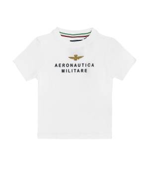 T-SHIRT AERONAUTICA MILITARE 252TS0058A OFF WHITE