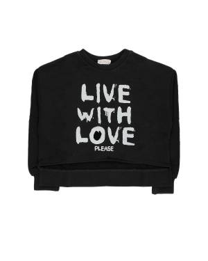 FELPA PLEASE LB26040G NERO