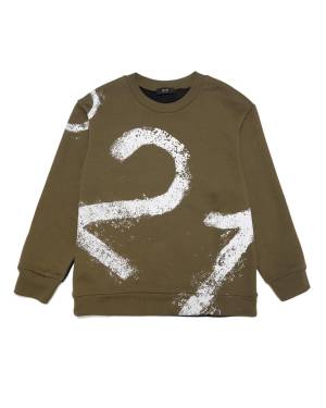 FELPA N21 N21590 0N509 DARK OLIVE GREEN + 0N900 BLACK