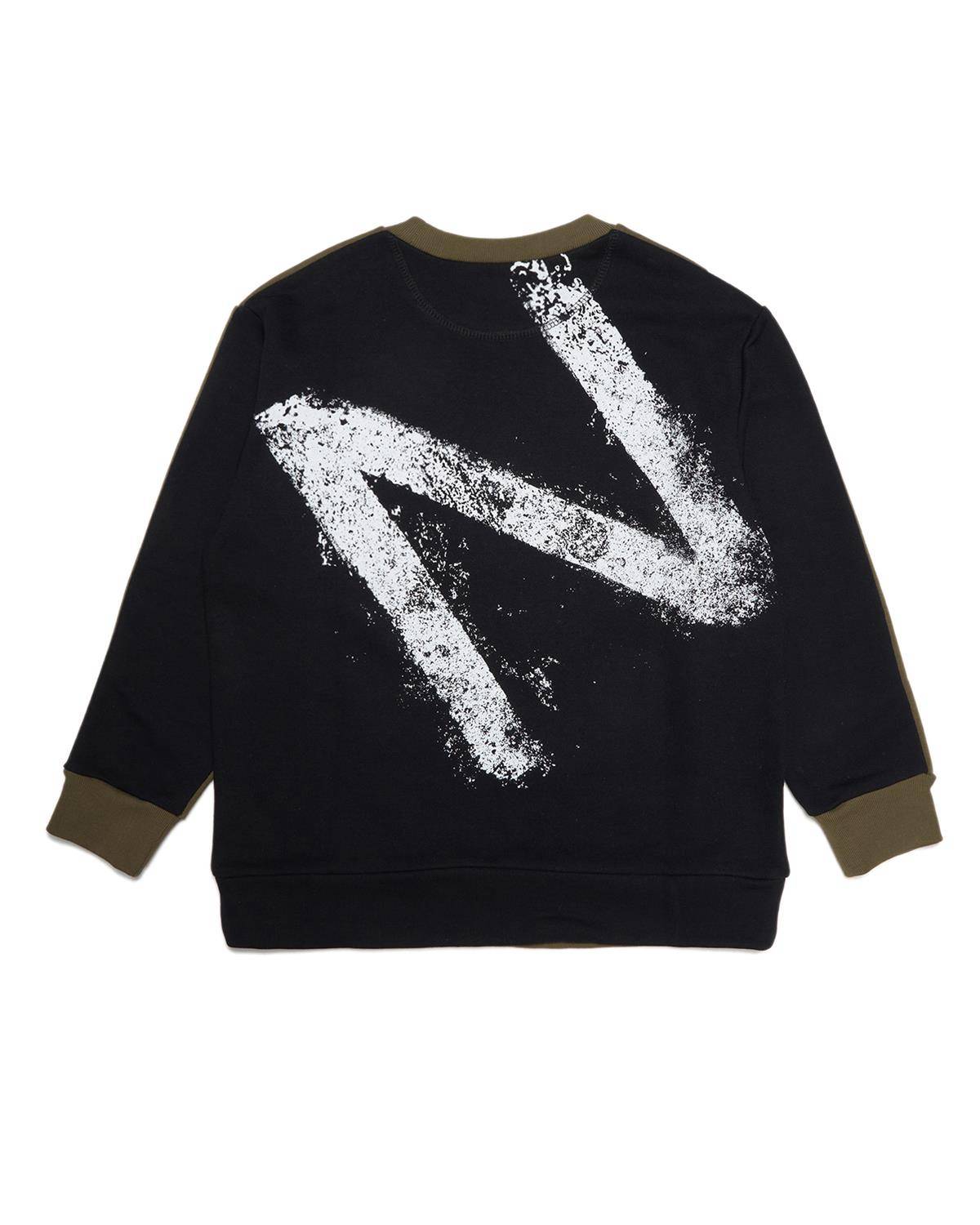 FELPA N21 N21590 0N509 DARK OLIVE GREEN + 0N900 BLACK-1