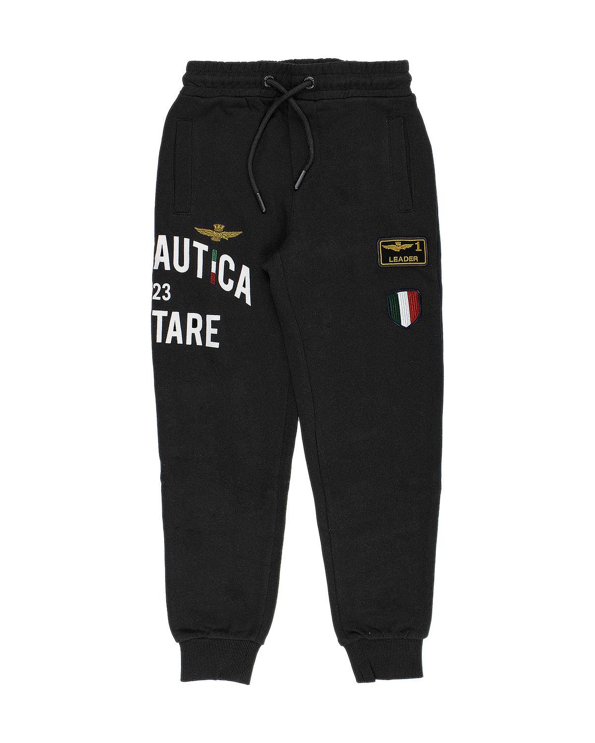 PANTALONE AERONAUTICA MILITARE 242PF0003AJRF574 NERO-0