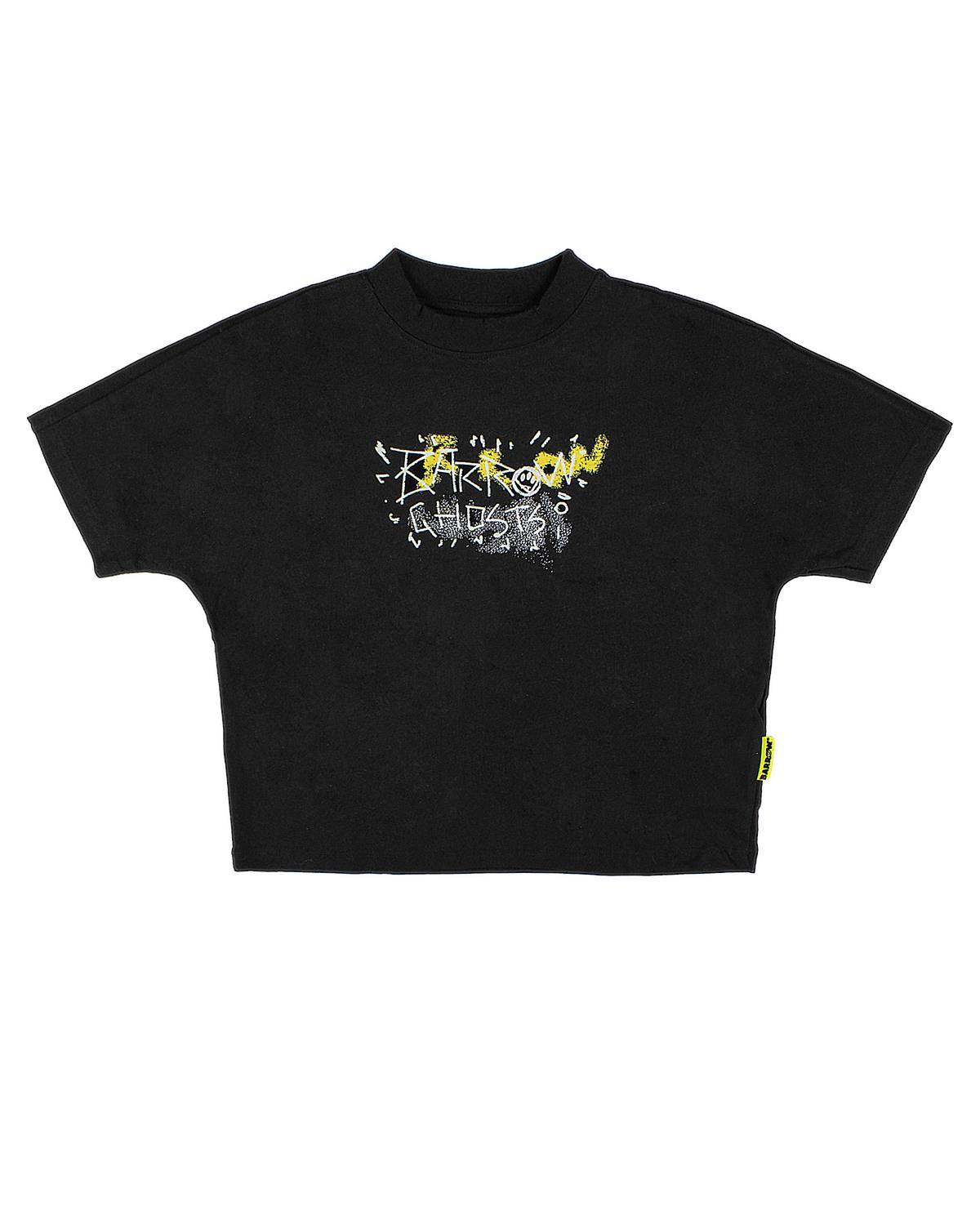 T-SHIRT BARROW F4BKJGTH146 NERO/BLACK-0