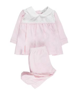 COMPLETO COCCODÉ C59050 BIANCO/BLUE NAVY