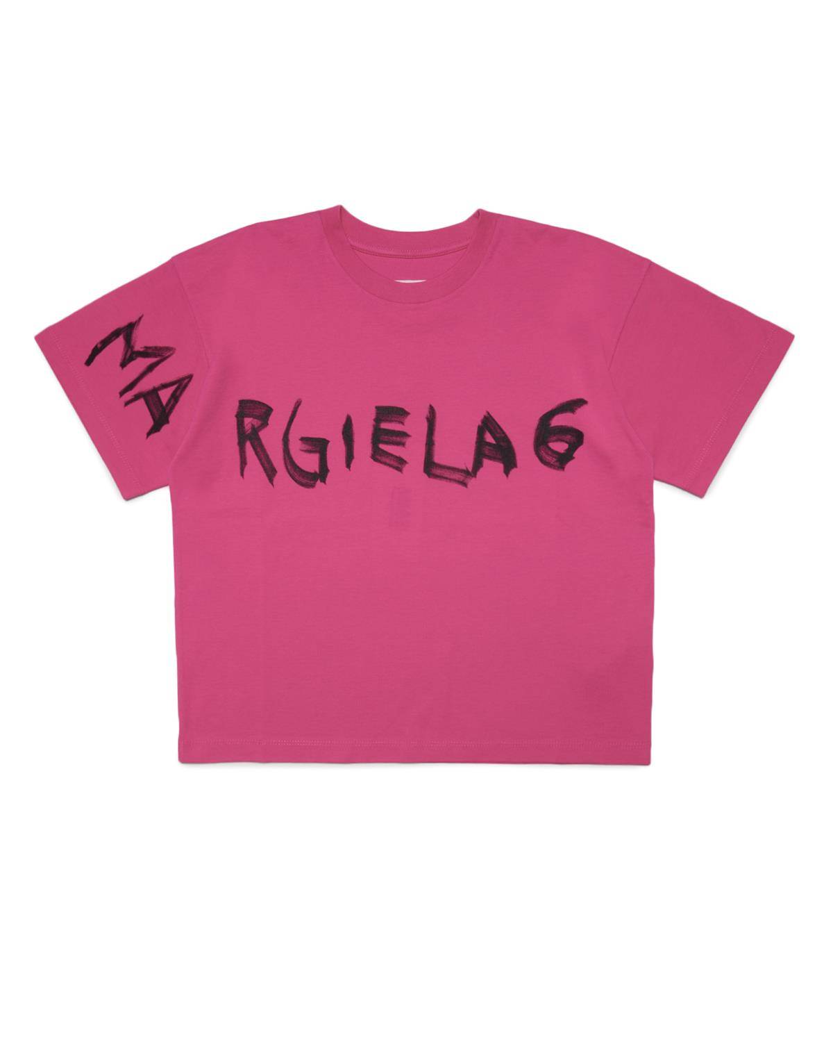 T-SHIRT MM6 MARGIELA M60335 SUPER PINK-0