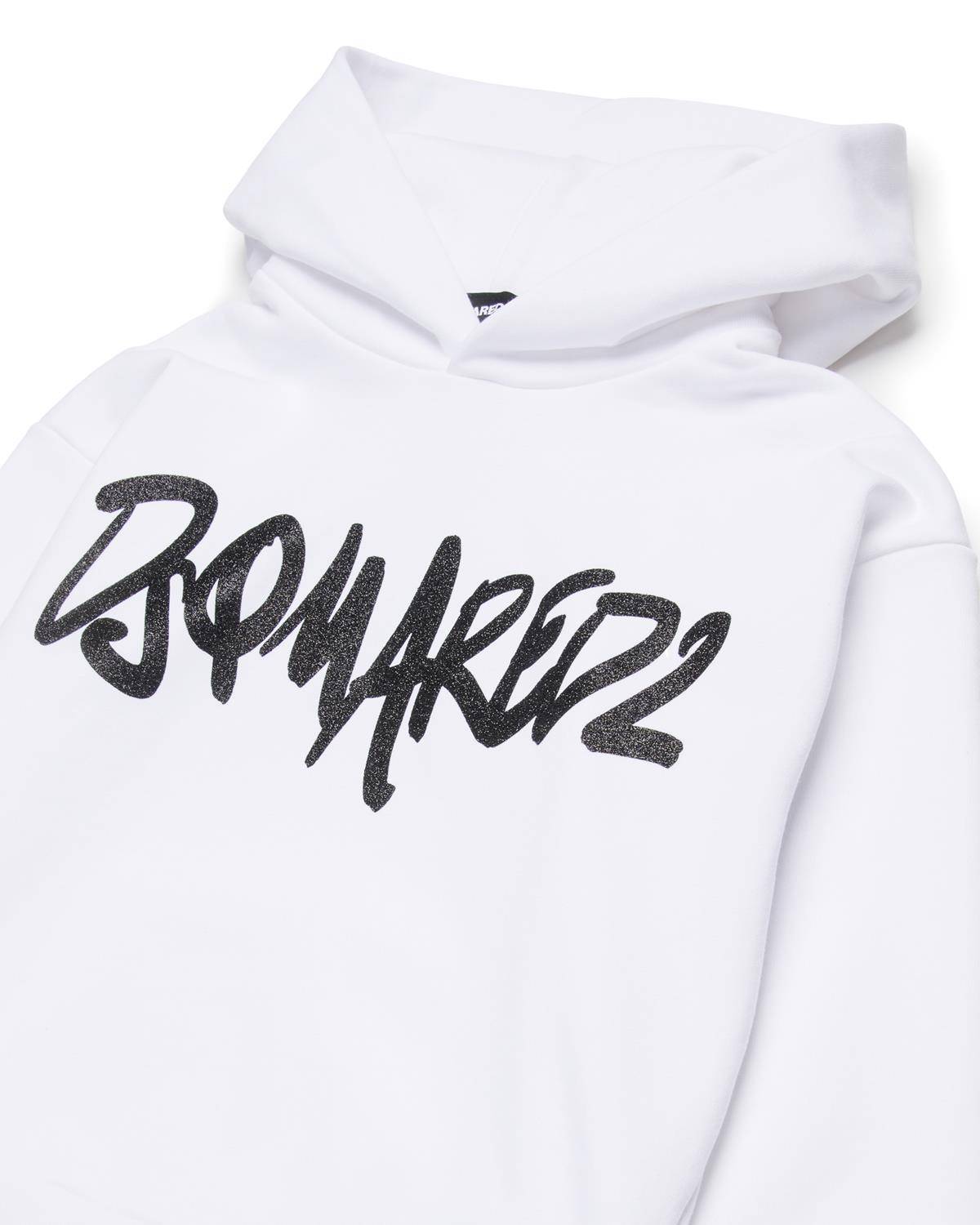 FELPA DSQUARED2 DQ2713 WHITE-1