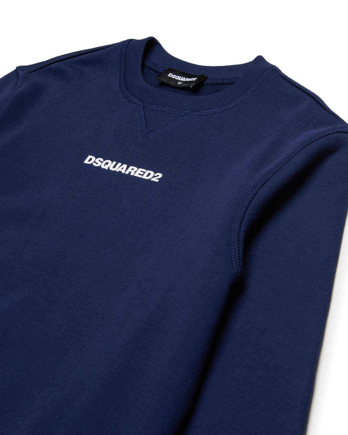 FELPA DSQUARED2 DQ2739 MEDIEVAL BLUE-1