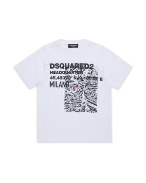 T-SHIRT DSQUARED2 DQ2801 WHITE