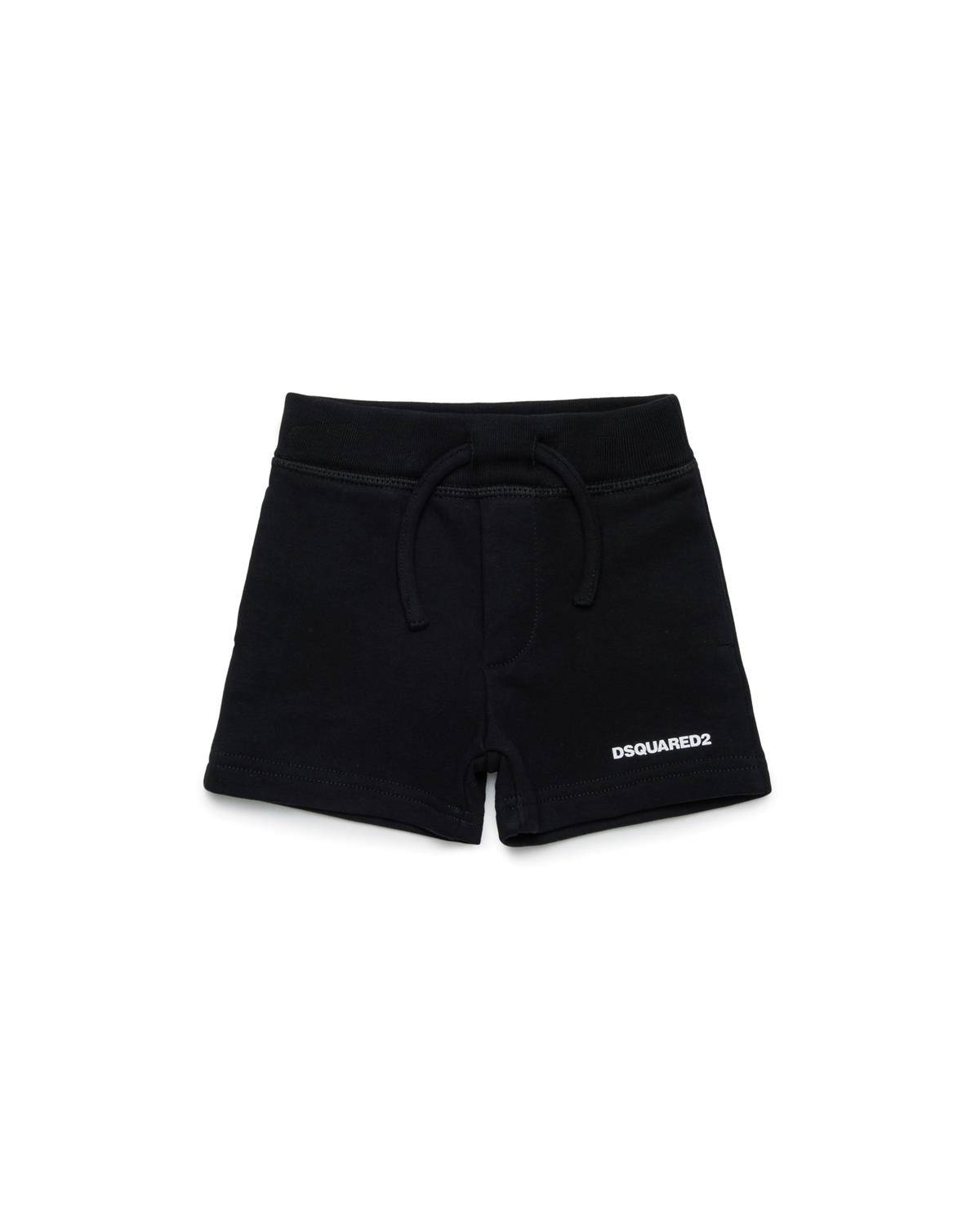 PANTALONCINO DSQUARED2 DQ2871 BLACK-0