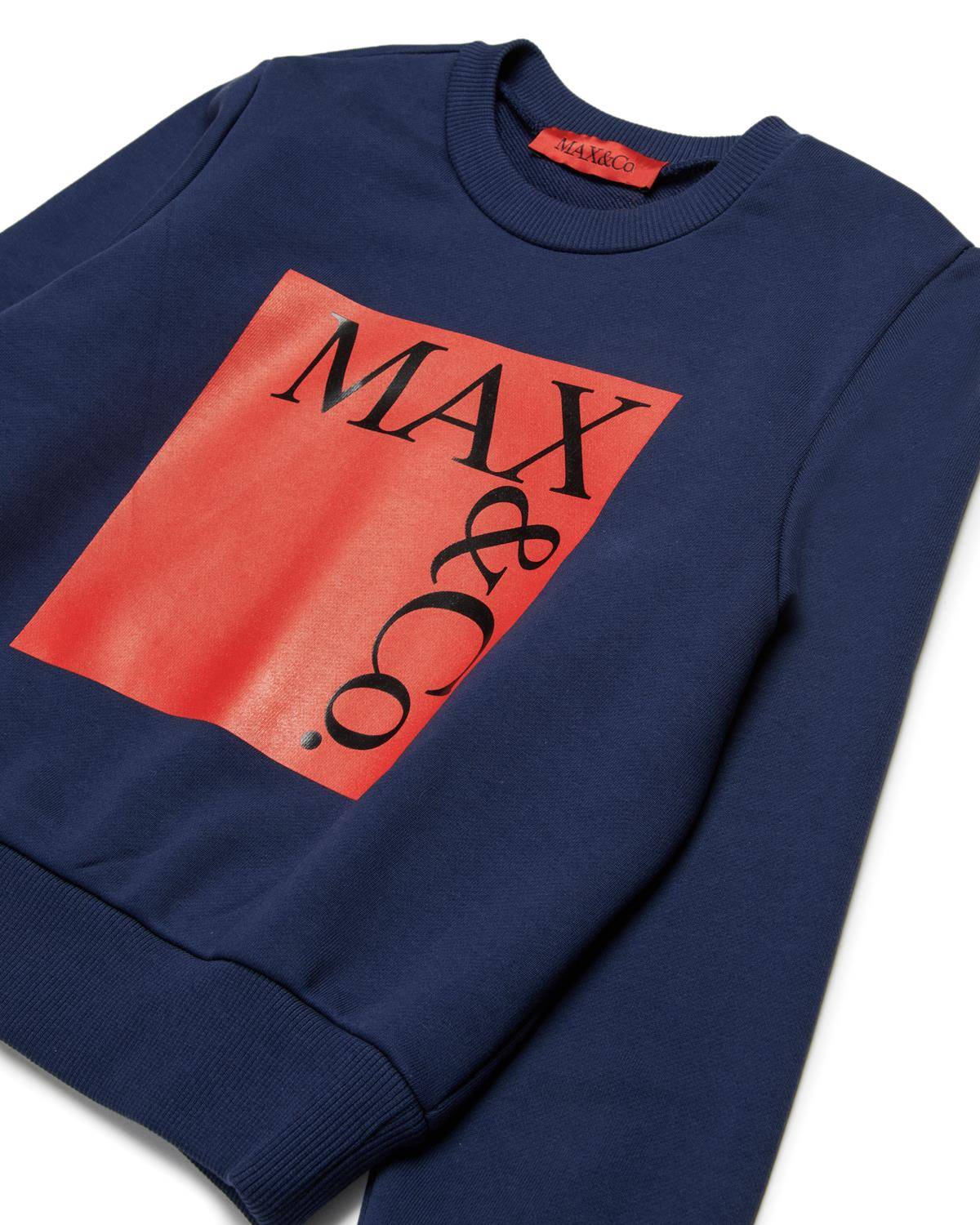 FELPA MAX&CO MX0037 MOOD INDIGO + PRINT RED AND BLACK-1