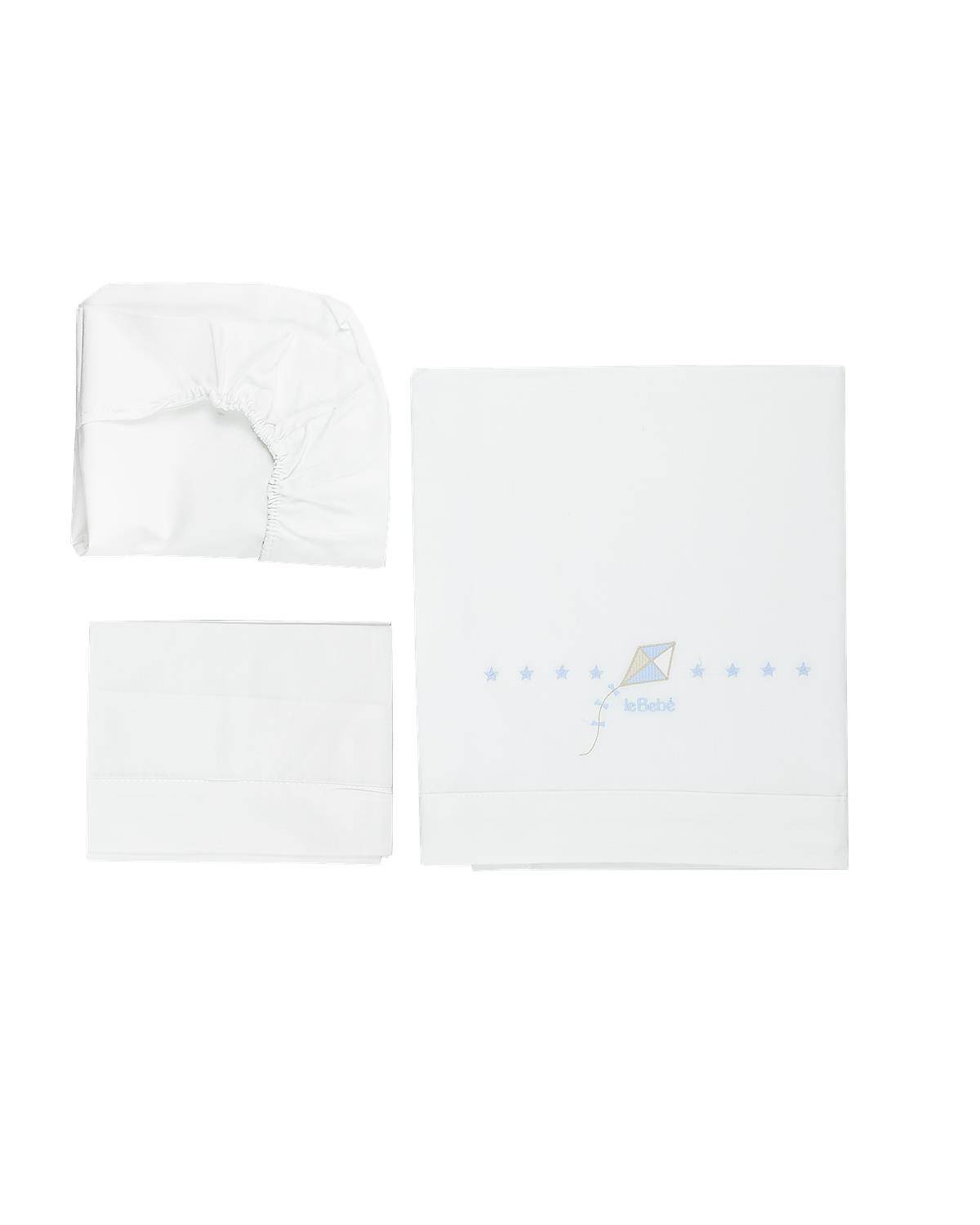 LENZUOLO LE BEBÉ LBB4844 BIANCO-0