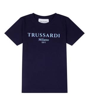 T-SHIRT TRUSSARDI TBP25003TS BLUE SEA